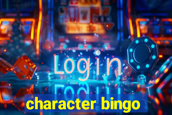 character bingo