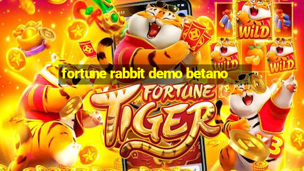 fortune rabbit demo betano