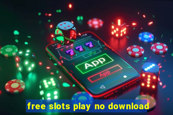 free slots play no download