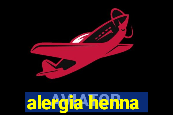 alergia henna