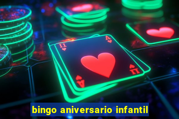 bingo aniversario infantil