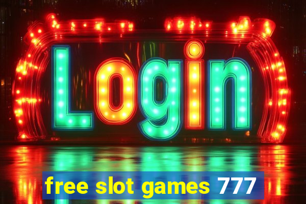 free slot games 777