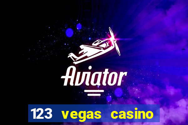 123 vegas casino login page