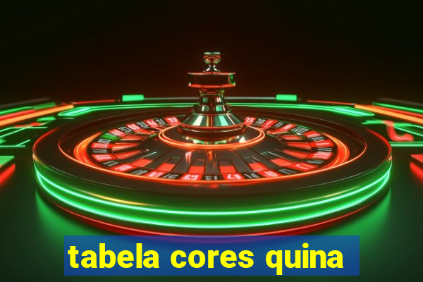 tabela cores quina