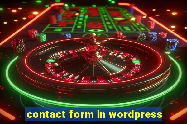 contact form in wordpress