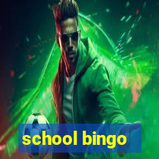 school bingo