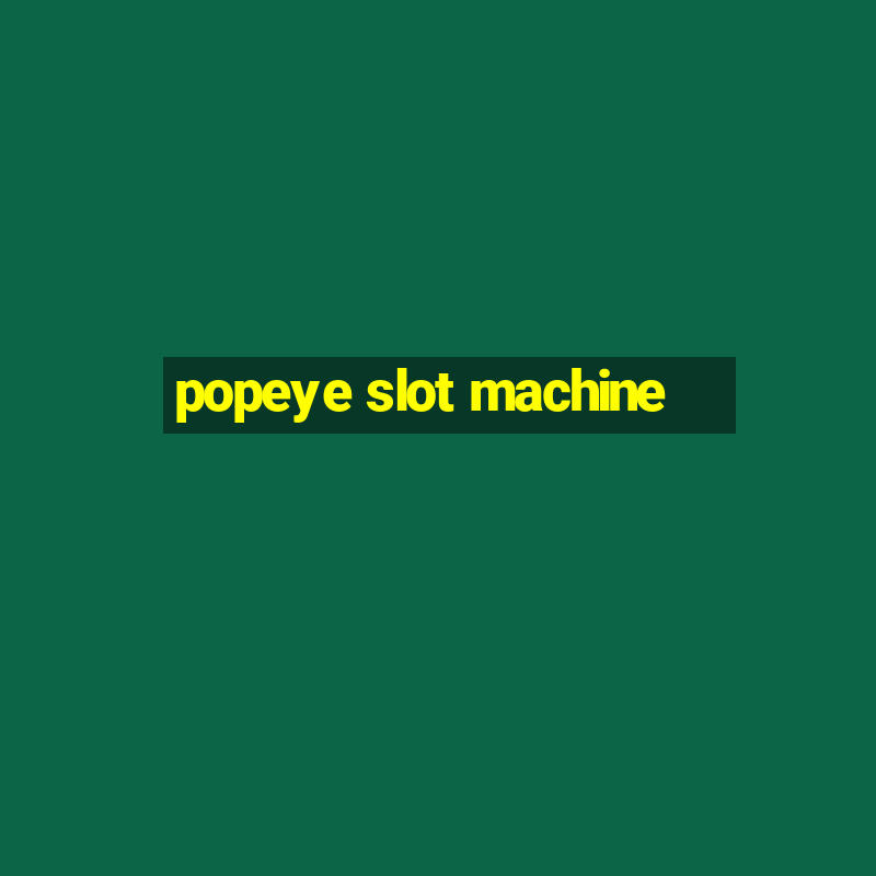 popeye slot machine