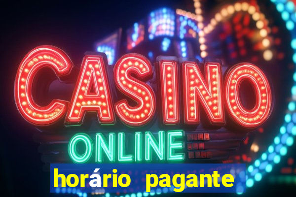 horário pagante fortune tiger