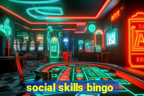 social skills bingo