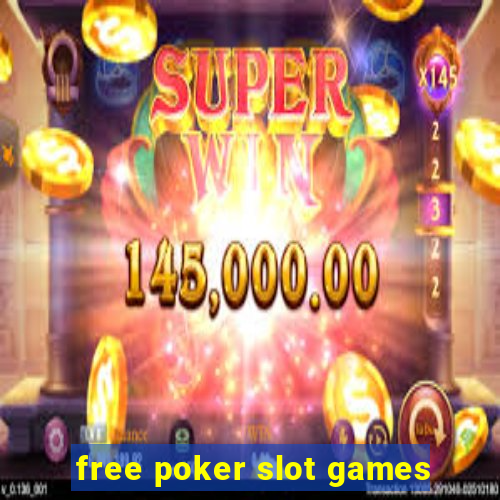 free poker slot games