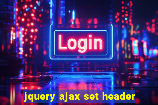 jquery ajax set header