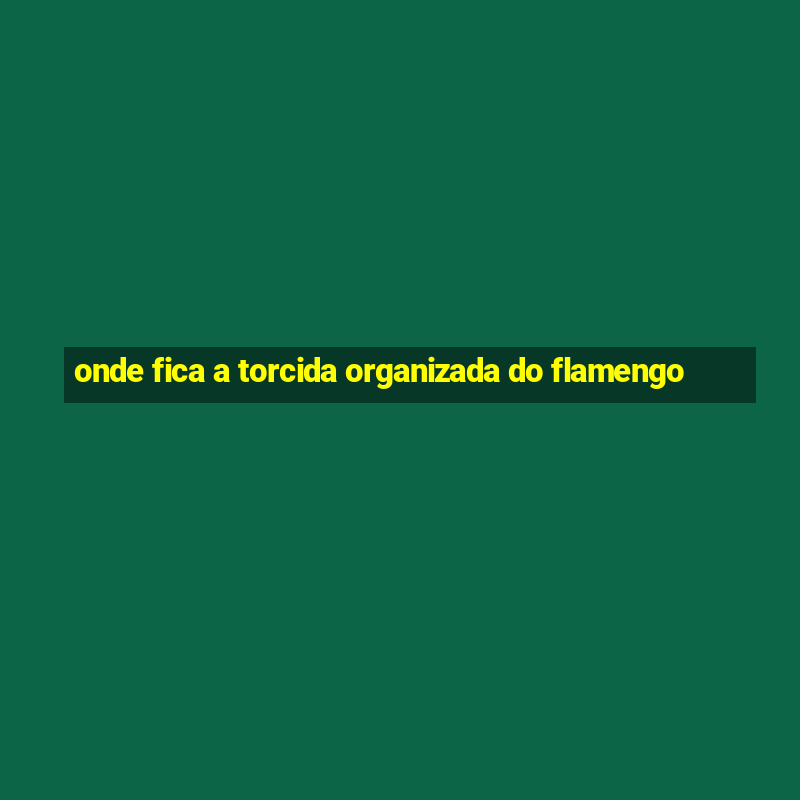 onde fica a torcida organizada do flamengo