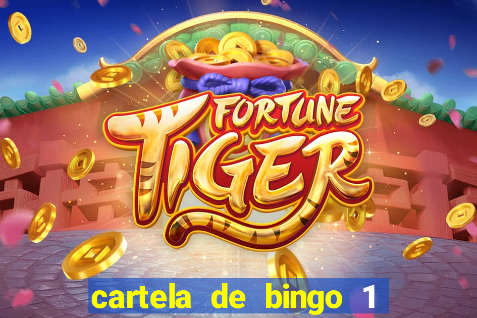 cartela de bingo 1 a 50