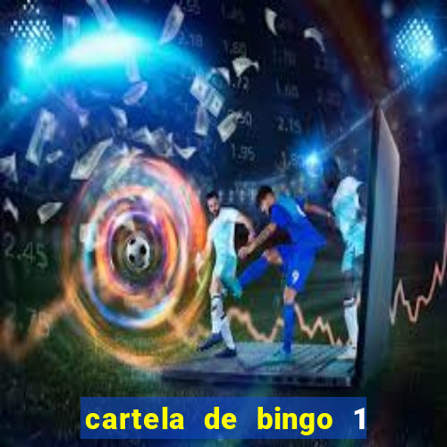 cartela de bingo 1 a 50