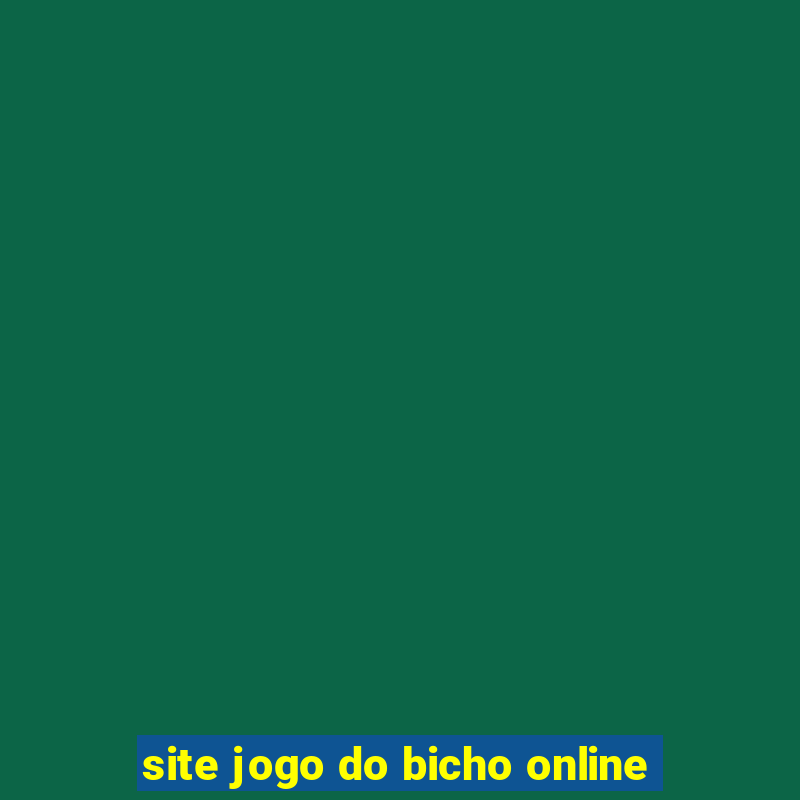 site jogo do bicho online