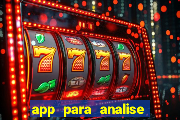 app para analise de jogos