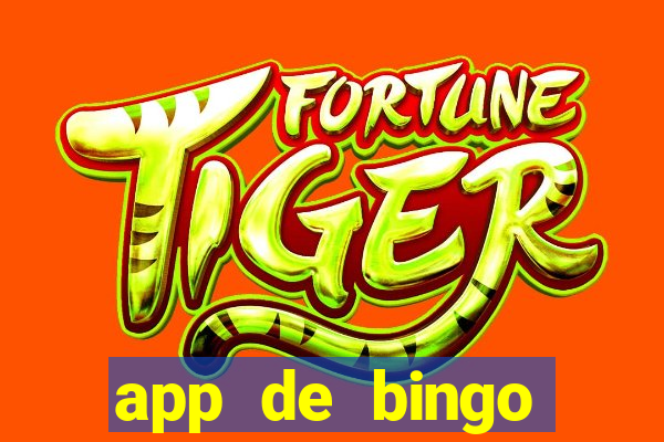 app de bingo valendo dinheiro