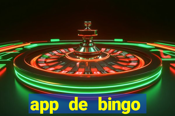 app de bingo valendo dinheiro