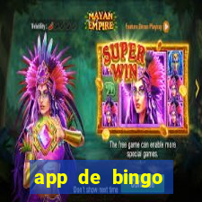 app de bingo valendo dinheiro