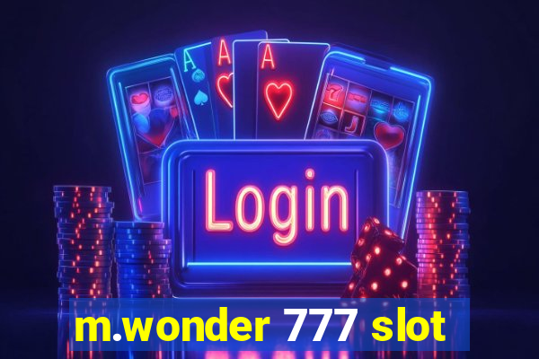 m.wonder 777 slot