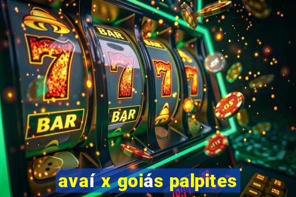 avaí x goiás palpites