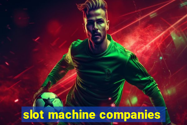 slot machine companies