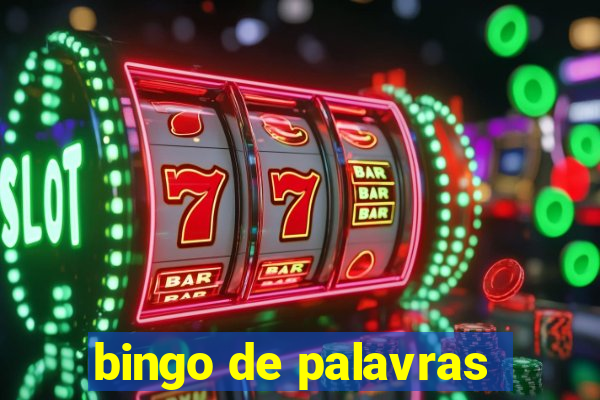 bingo de palavras