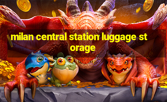 milan central station luggage storage