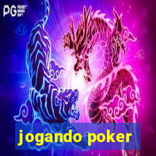 jogando poker