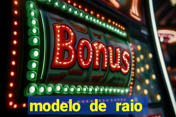 modelo de raio para imprimir