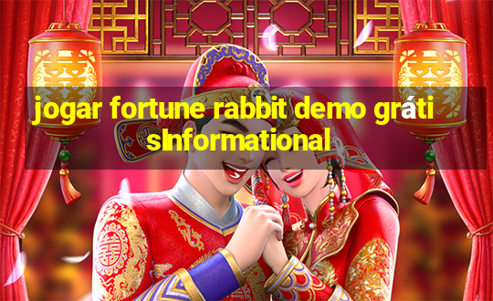 jogar fortune rabbit demo grátisInformational