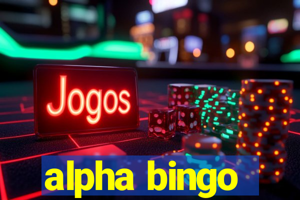 alpha bingo