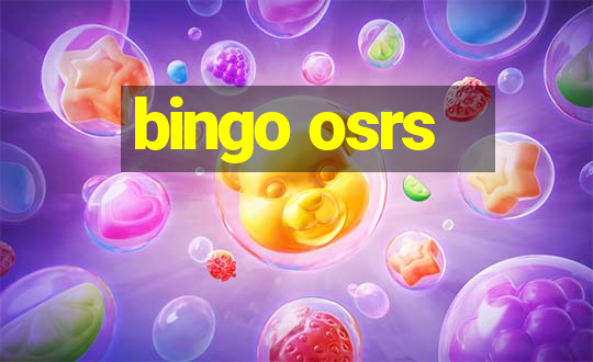 bingo osrs