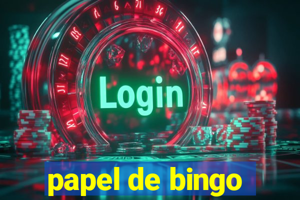 papel de bingo