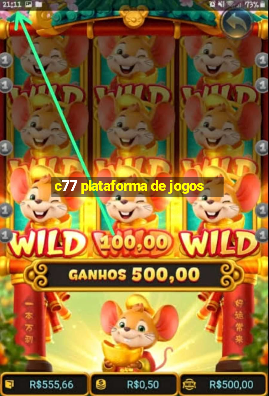 c77 plataforma de jogos