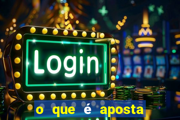 o que é aposta para no slot