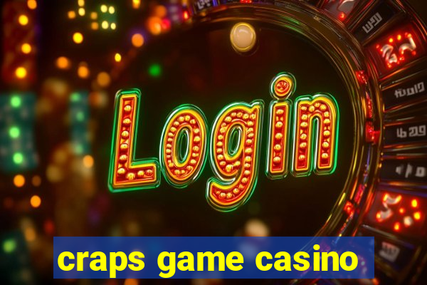 craps game casino