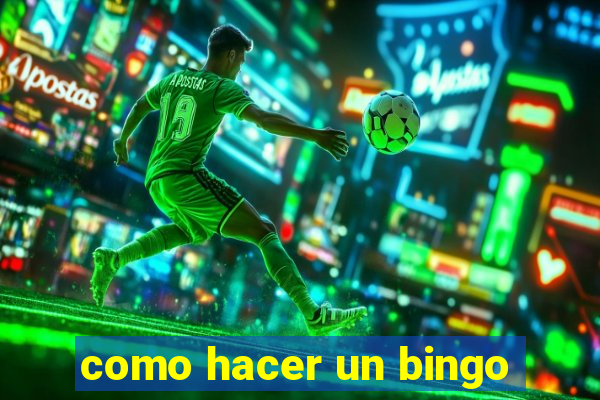 como hacer un bingo