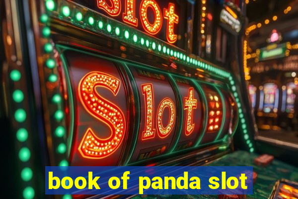 book of panda slot