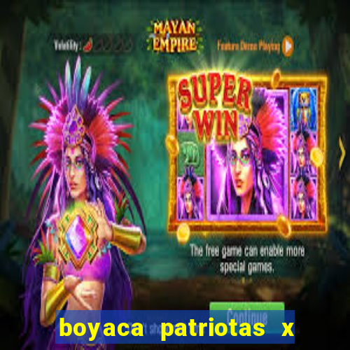 boyaca patriotas x deportivo pereira