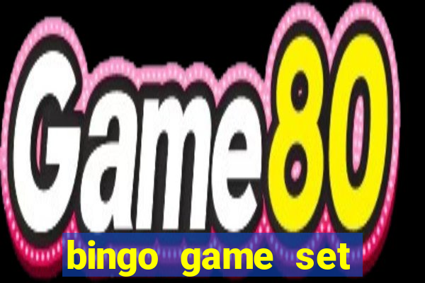 bingo game set near me