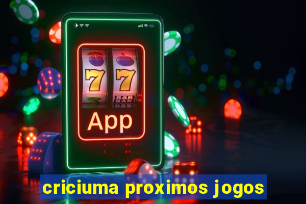 criciuma proximos jogos