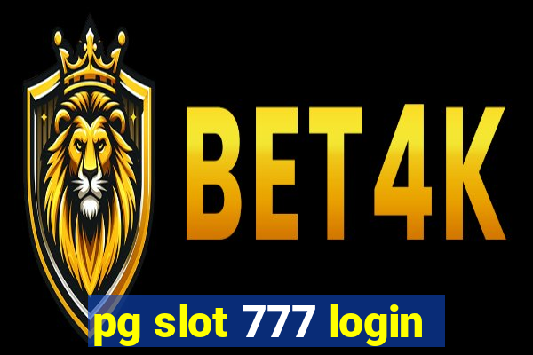 pg slot 777 login