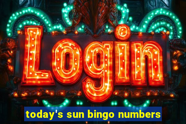 today's sun bingo numbers