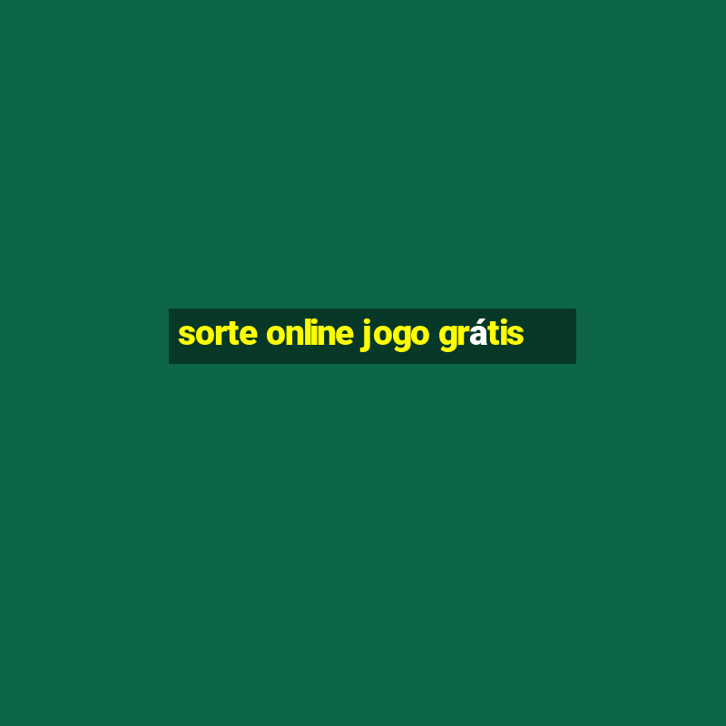 sorte online jogo grátis