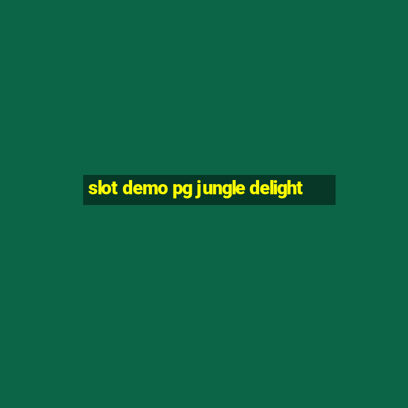 slot demo pg jungle delight