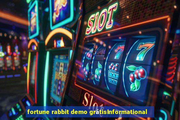 fortune rabbit demo grátisInformational