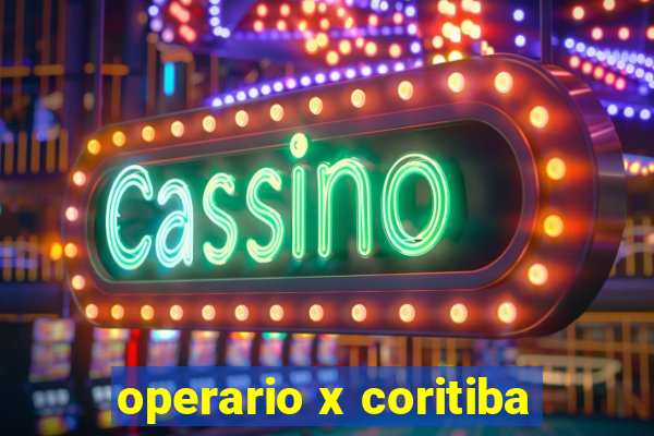 operario x coritiba