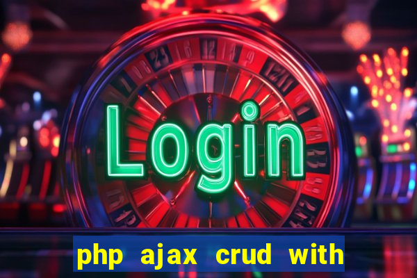 php ajax crud with datatables and bootstrap modals