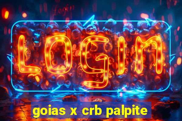 goias x crb palpite